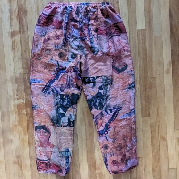 Vintage URU silk pants - Picture 4 of 10